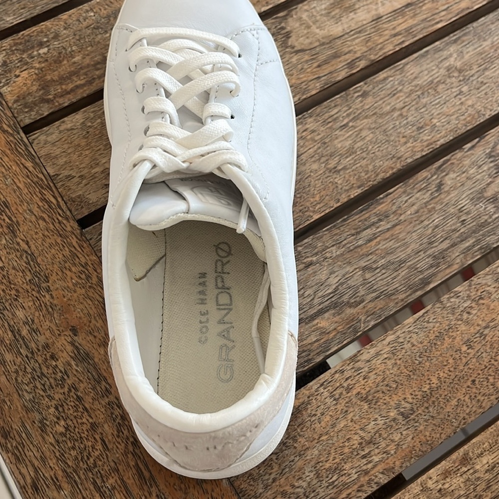 Col Haan GrandPro tennis shoes lightweight white size 5.5 B never worn outside - Picture 9 of 10